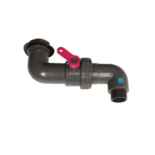 Kugelventil - 02 23 185 1916 - Hughes Safety Showers - manuell / chemikalienbeständig / für Tanks