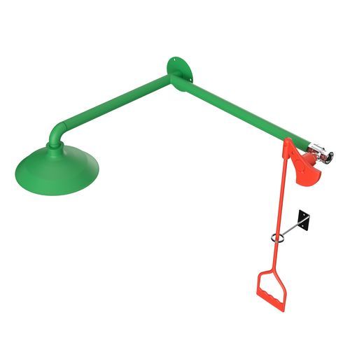 Türmontierrte Sicherheitsdusche - LAB-23GS/OD - Hughes Safety Showers - für den Innenraum / Dekontamination / Edelstahl