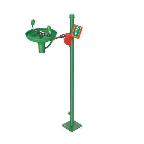 Bodenstehende Augendusche - LAB-85GS/P - Hughes Safety Showers - für gefährliche Umgebungen / für den Innenraum / für Labor