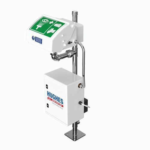 Bodenstehende Augendusche - STD-IH-45GS/P - Hughes Safety Showers - Tank / Boiler / für den Innenbereich