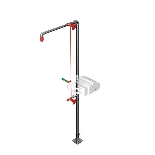Bodenstehende Sicherheitsdusche - EXP-20GS/45G - Hughes Safety Showers - Augen Gesicht / für den Innenraum / Dekontamination
