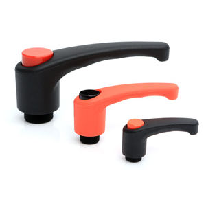 Edelstahl-Klemmhebel - 02F CH series - Rencol - mit Kunststoffgriff / verstellbar / ergonomisch