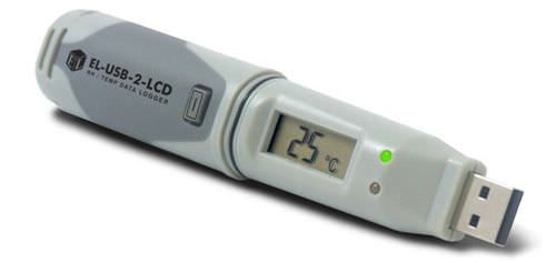 Temperatur-Datenlogger - -35 ... +80 °C, 0 - 100%RH | EL-USB-2-LCD - Lascar Electronics - Luftfeuchtigkeit / Taupunkt / USB