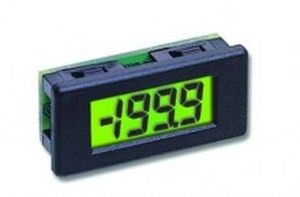 LCD-Voltmeter - DPM 1AS-BL - Lascar Electronics - stationär / DC / Ultraminiatur