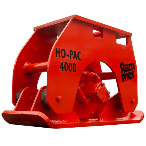 Vorwärtslaufende Rüttelplatte - Ho-Pac 400B - RAMMER - für Bagger / für Pfahltreiber