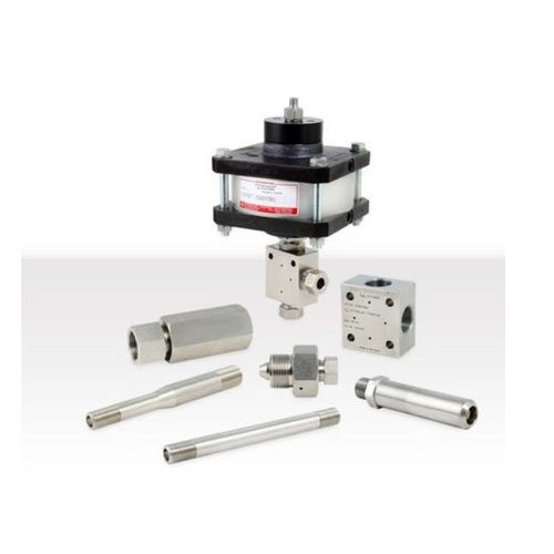 Nadelventil - Maximator GmbH - pneumatisch / Edelstahl / kompakt