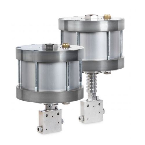 Kugelventil - (-B)-H2-5MN  - Maximator GmbH - pneumatisch gesteuert / Steuerung / Metall