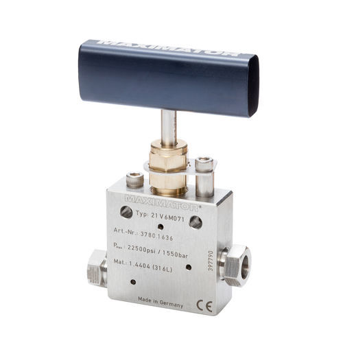 Nadelventil - 21V series  - Maximator GmbH - manuell / Stell / für Gas
