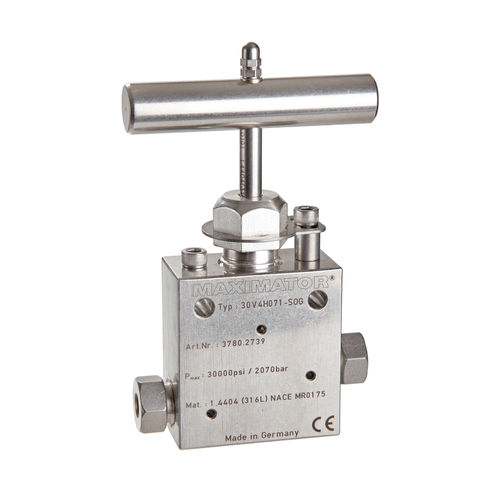 Nadelventil - 22V series  - Maximator GmbH - manuell / Stell / für Öl