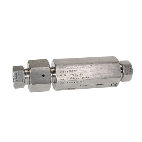 Rückschlagventil - 65BC series  - Maximator GmbH - Kugel / für Gas / Gewinde