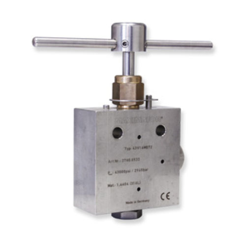Sitzventil - 43V series - Maximator GmbH - manuell / Stell / für Gas