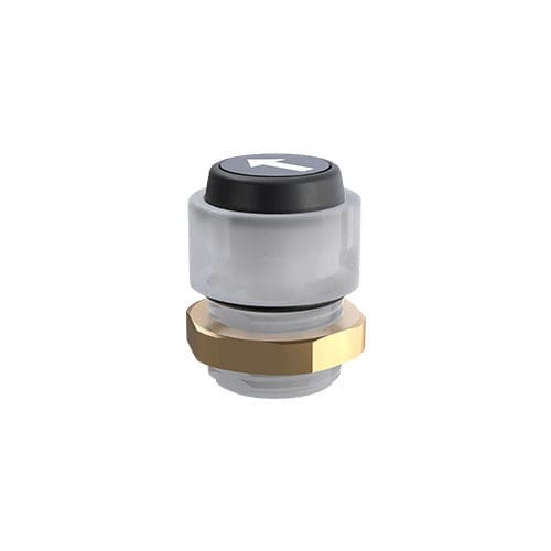 Pilzkopf-Drucktaster - MO 392 series - Makersan - IP54 / gekapselt / LED