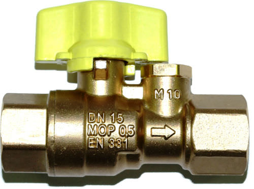 Kugelventil - SIRAL - manuell / Steuerung / für Gas
