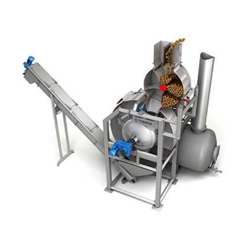 Kartoffeln-Schälmaschine - Eco series - Tomra - Dampf / automatisch