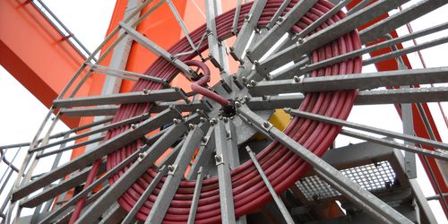 Kabeltrommel - Cavotec - motorisiert / für Baustellen / für Steinbrüche