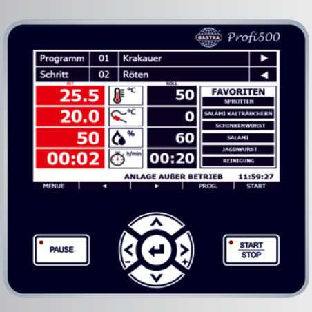 Prozesskontrollsystem - Profi500 - bastra - digital / für Industrieanwendungen / automatisch