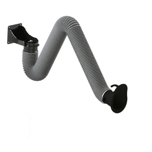 Festinstallierter Absaugarm - AKROBAT PRO - Bomaksan Industrial Air Filtration Systems - elastisch / Staub / Ansaug