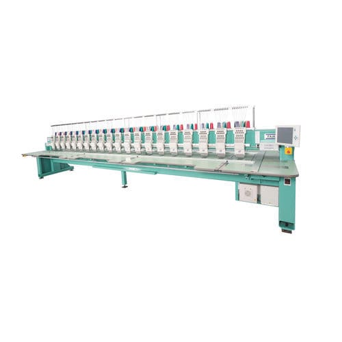 Mehrkopfstickmaschine - TMCS-VF series - Tajima - 9 Nadeln / CNC / flach