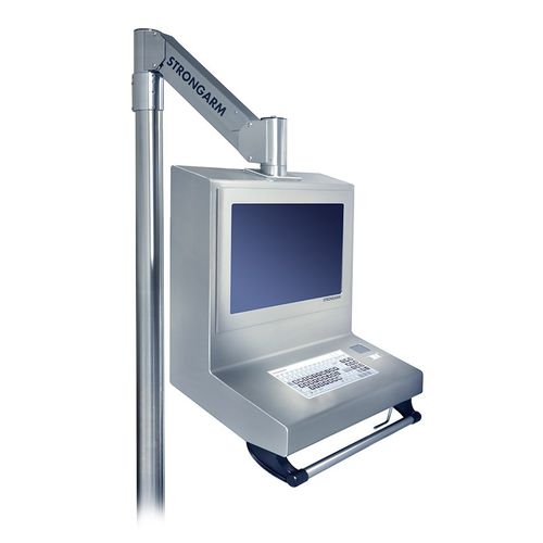 Terminal für Bedienerschnittstellen - MiniStation™ - Strongarm Designs - mit Touchscreen / mit Trägerarm / 1024 x 768