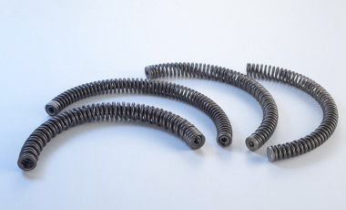 Schutzfeder - Spiroflex - bogenförmig / Draht / Stahl
