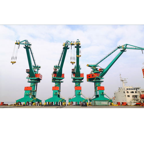 Portalkran - Henan Weihua Heavy Machinery Co., Ltd - festinstalliert / mit Gelenk / Hafen