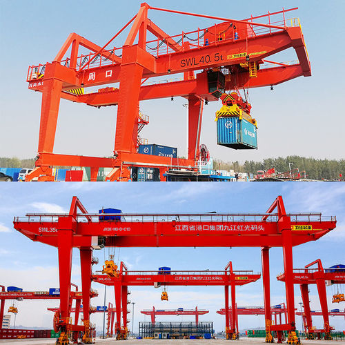 Mobiler Portalkran - smart port - Henan Weihua Heavy Machinery Co., Ltd - für Schiffsentladung / für Container