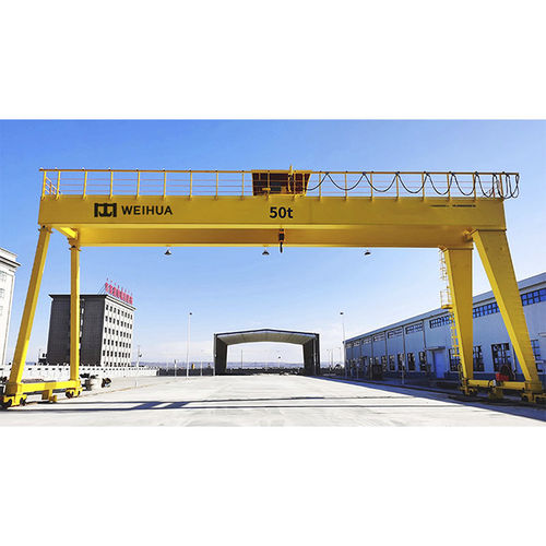 Zweiträger-Portalkran - Henan Weihua Heavy Machinery Co., Ltd - schienenmontiert / für Tiefbauarbeiten / für Werkstatt