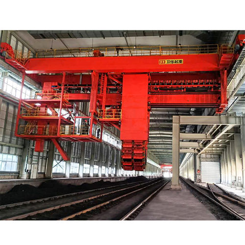 Zweiträger-Brückenkran - Henan Weihua Heavy Machinery Co., Ltd - für Intensiveinsatz / mit Schaufelentladung