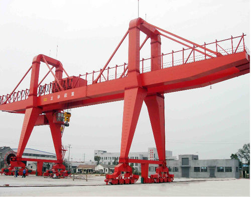 Schienenmontierter Portalkran - Henan Weihua Heavy Machinery Co., Ltd - Stahl / Zweiträger