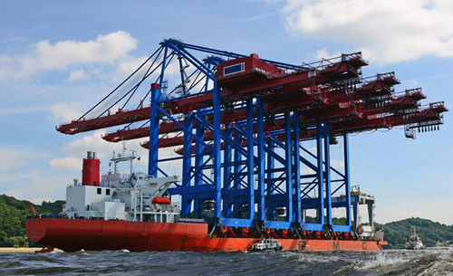 Schienenmontierter Portalkran - Henan Weihua Heavy Machinery Co., Ltd - für Container