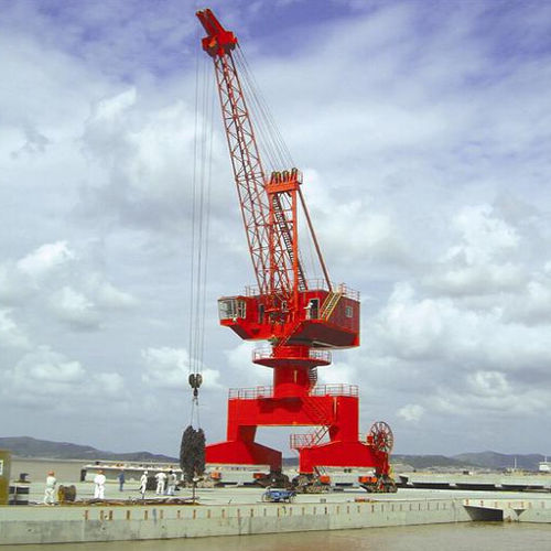 Festinstallierter Kran - Henan Weihua Heavy Machinery Co., Ltd - für Schiffswerften / Hafen / zum Laden