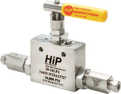 Kugelventil - HIP - manuell / Absperr / für Flüssigkeiten