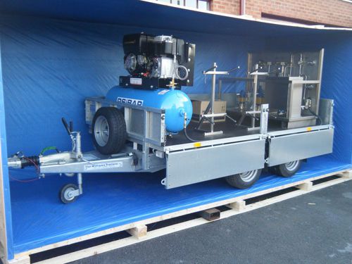 Baumaschinentransporter-Anhänger - HIP - angehängt / hydraulisch