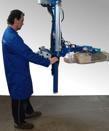 Pneumatischer Manipulator - FAMATEC - Spannsystem / Umschlag / für Käse