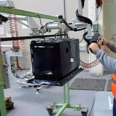 Pneumatischer Manipulatorarm - FAMATEC - mit Greifsystem / für Teile / Umschlag