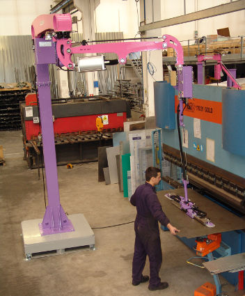 Pneumatischer Manipulator - FAMATEC - mit Greifsystem / mit Saugnapf / Positionierung