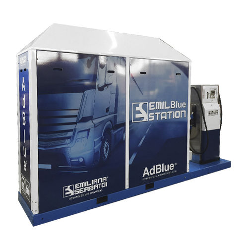 AdBlue-Betankungsstation - EMILBLUE STATION - Emiliana Serbatoi - stationär / galvanisierter Stahl