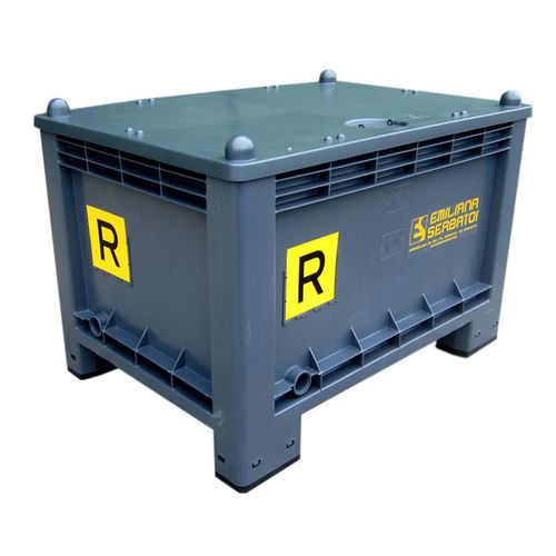Harz-Palettenbox - Cargopallet - Emiliana Serbatoi - für leere Batterien / stapelbar / groß