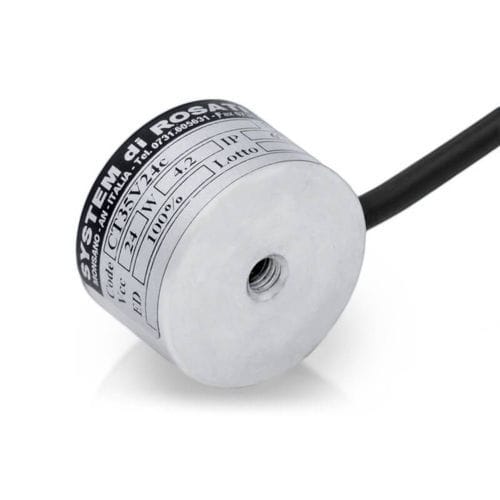 Elektro-Haftmagnet - CT series - SYSTEM DI ROSATI - kompakt / mit Magnetverriegelung / magnetisch-induktiv