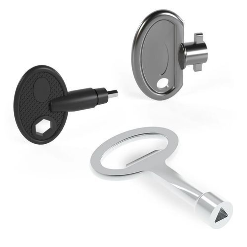 Schlüssel-Verschluss - SR5501 - Essentra Components - Zink / Zinklegierung / Chrom