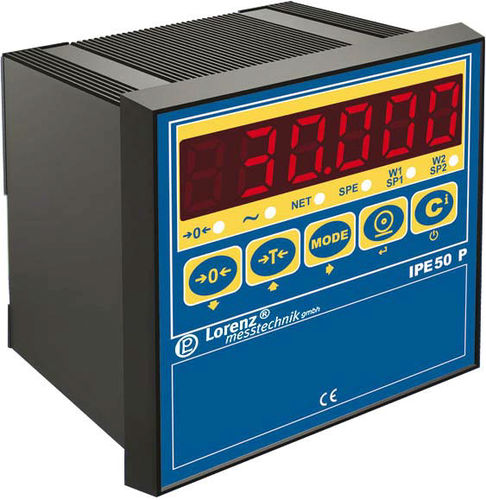 Digitaler Wägeindikator - IPE50 Panel - Lorenz Messtechnik - LED-Display / einbaufähig / Profibus
