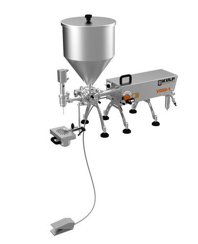 Halbautomatische Abfüllmaschine - VD0050+SN01 series - Kulp Makina - für Flaschen / für zähflüssige Produkte / für Flüssigkeiten
