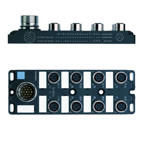 Analoges E/A-Modul - 8I/OM12-5P3T  - ESCHA Bauelemente - 8 PNP-Ausgänge / IP65