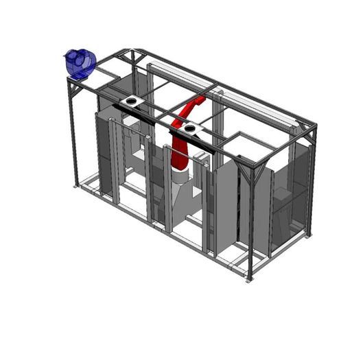 Kabine / horizontaler Laminar-Flow - Engmar - Schweiß / Absaugung / Reinluft-