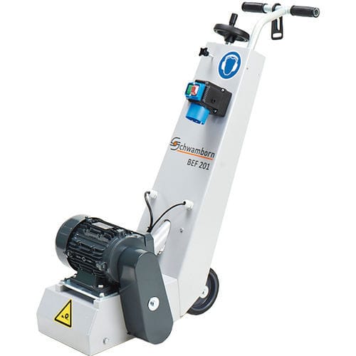 Glättmaschine-Sanierungsfräse - BEF 201 - Schwamborn - mobil / elektrisch / für Betonfußboden