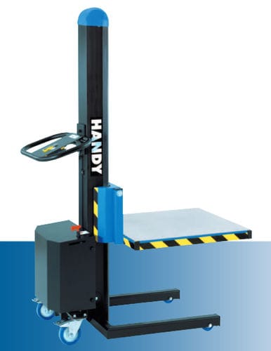 Elektrohydraulischer Stapler - Handy series - Gruse Maschinenbau - Geh / pedalbetrieben / mit Arbeitsbühne