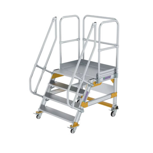 Käfigmodell Treppe - 600744 - Günzburger Steigtechnik - Aluminium / Stahl / Edelstahl