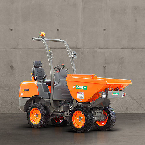 Kompakter Dumper - D100AHA Compact - AUSA - mit Gummireifen / Diesel / mit Frontentladung
