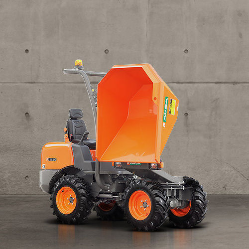 Dumper mit Gummireifen - D100AHG - AUSA - Diesel / Rundkipper / knickgelenkt