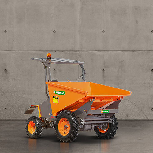 Dumper mit Gummireifen - D150RMA - AUSA - Diesel / mit Frontentladung / Fronthochkipper